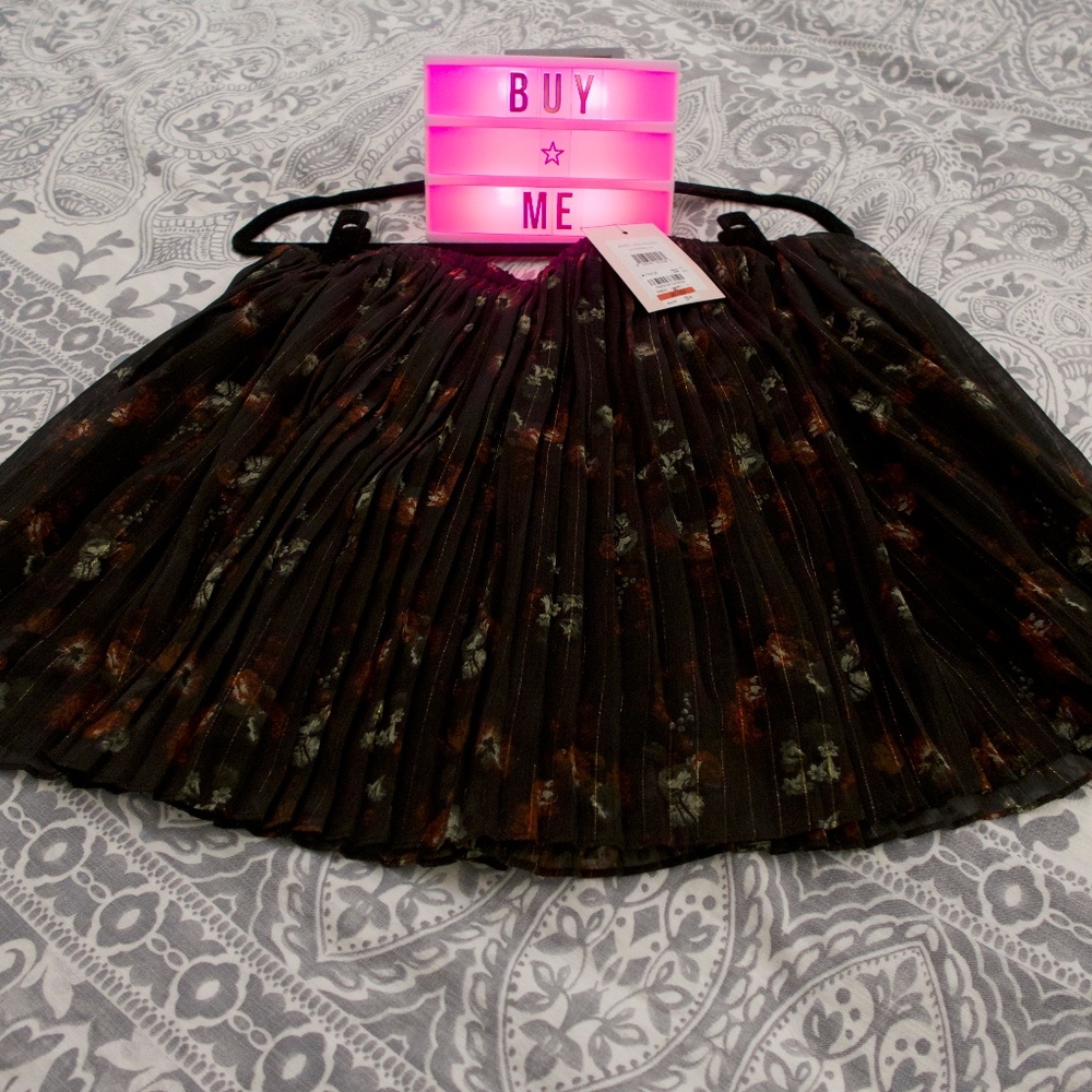 Avec Les Filles Pleated Skirt, NWT, Size L